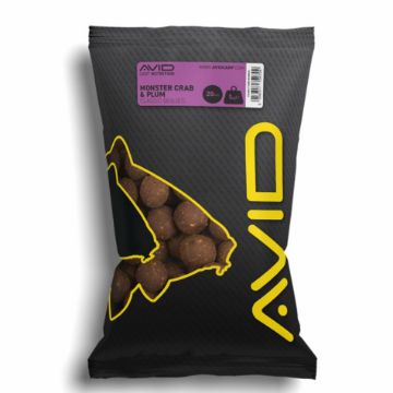 Avid Monster Crab Plum Boile 20mm 1kg za ribolov šarana i amura 