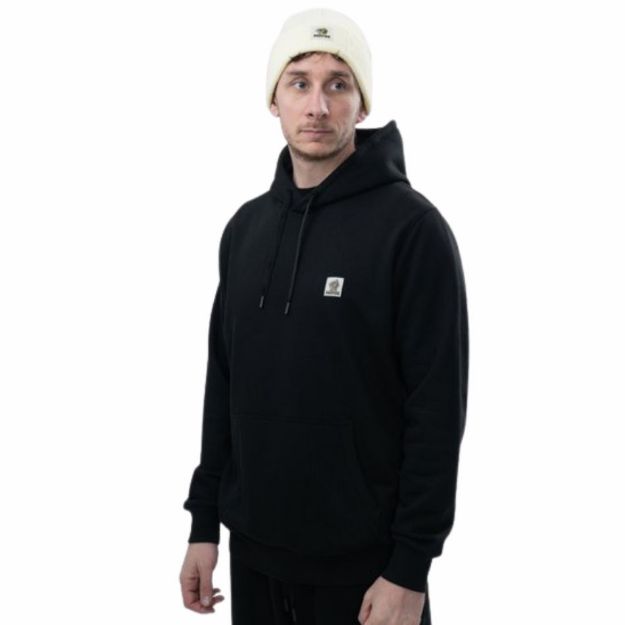 Nash MIH Badge Hoody Black majice dugi rukav za ribolov