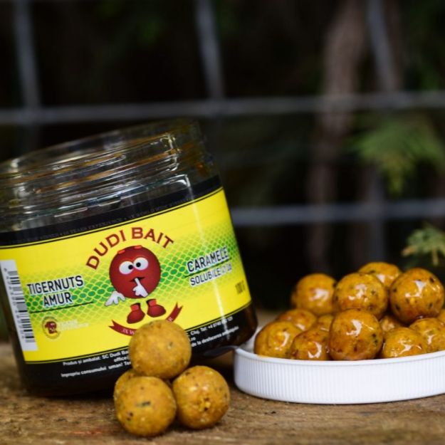 DUDI TIGERNUTS AMUR CARAMELE SOLUBILE  boile za ribolov šarana lovne 