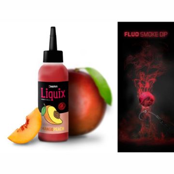 Delphin Fluo Smoke dip D SNAX LiquiX 100ml mango peach