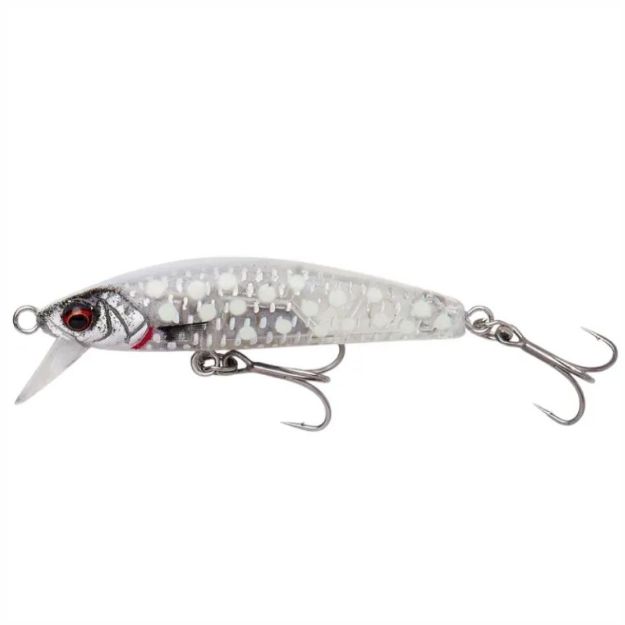 Savage Gear Gravity Minnow FS 6cm 12g Crystal white glow 