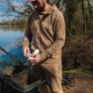 Fox Collection LW Zip Hoody Tan Ltd