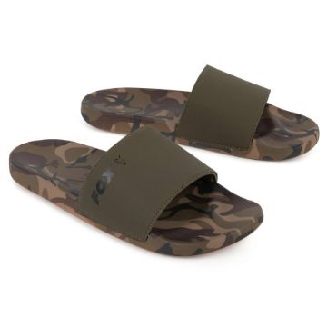 Fox Sliders Natikače Khaki Camo za ribolov 