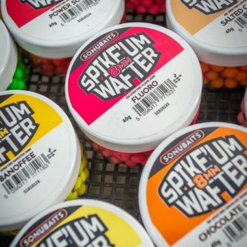 SONUBAITS Spike'um Wafter 8mm boile za feeder ribolov pineapple, coconut, chocolate , orange , krill , squid, 