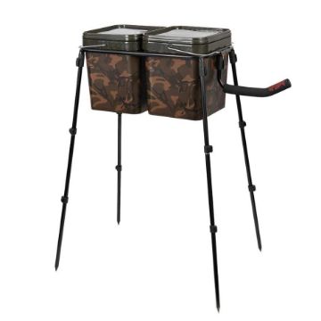 Spomb Double Bucket Stand Mk2 Spod station za šaranski ribolov držanje kanti hranjenje